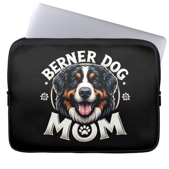 Berner Hondenmoeder: Moederdag cadeau voor Berner  Laptop Sleeve (Voorkant)