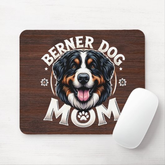 Berner Hondenmoeder: Moederdag cadeau voor Berner Muismat (Met muis)
