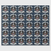 Berner-hondmoeder: Moederdaggeschenk voor Bernese Cadeaupapier (Vlak)