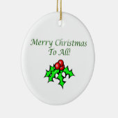 Berner in Sleigh Keramisch Ornament (Rechts)