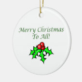 Berner in Sleigh Keramisch Ornament (Links)