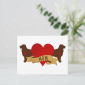 Berner Mam [stijl Tattoo] Briefkaart (Staand voorkant)