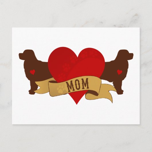 Berner Mam [stijl Tattoo] Briefkaart (Voorkant)