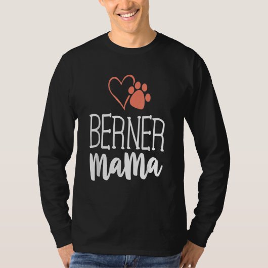 Berner Mama Bernese Berg Hond Moeder T-shirt (Voorkant)