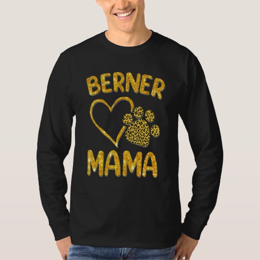 Berner Mama Bernese Mountain Dog Cadeaus Mam Moth T-shirt (Voorkant)
