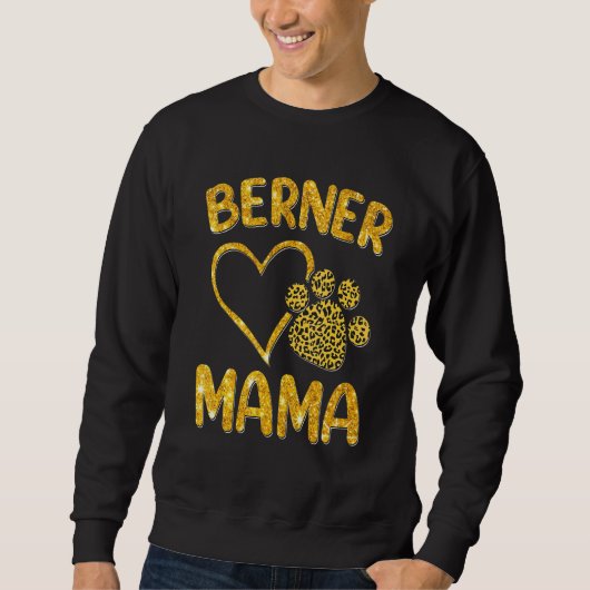 Berner Mama Bernese Mountain Dog Cadeaus Mam Moth Trui (Voorkant)