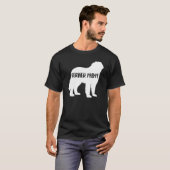 Berner Mama Grappig Berner Berg Eigenaar Hond Mama T-shirt (Voorkant volledig)