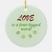 Berner met veeteelt keramisch ornament (Achterkant)