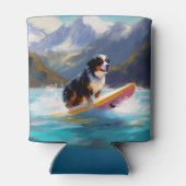 Berner Mountain Beach Surfen Schilderij Blikjeskoeler (Achterkant)