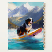 Berner Mountain Beach Surfen Schilderij Planner (Achterkant)