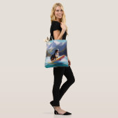 Berner Mountain Beach Surfen Schilderij Tote Bag (Op model)