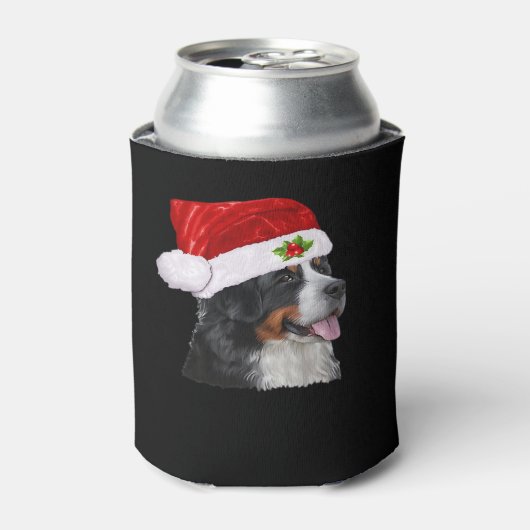 Berner Mountain Christmas Shirt Dog Christmas Cos Blikjeskoeler (Blikje Voorkant)