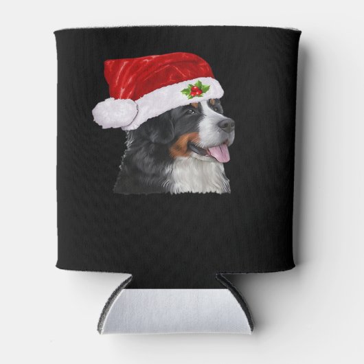 Berner Mountain Christmas Shirt Dog Christmas Cos Blikjeskoeler (Voorkant)