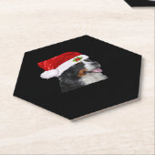 Berner Mountain Christmas Shirt Dog Christmas Cos Kartonnen Onderzetters (Schuin)