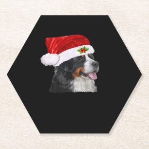 Berner Mountain Christmas Shirt Dog Christmas Cos Kartonnen Onderzetters