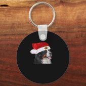 Berner Mountain Christmas Shirt Dog Christmas Cos Sleutelhanger (Voorkant)