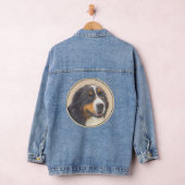 Berner Mountain Dog 2 schilderij - Originele honde Denim Jacket (Hangar)