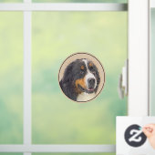 Berner Mountain Dog 2 schilderij - Originele honde Raamsticker (Huis)