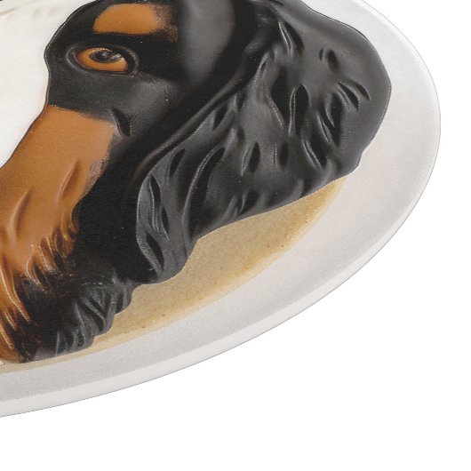 Berner Mountain Dog 3D geïnspireerd Snijplank (Hoek)