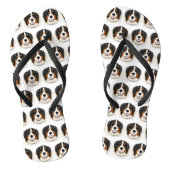 Berner Mountain Dog 3D geïnspireerd Teenslippers (Voetbed)
