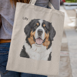 Berner Mountain Dog Gift voor Berner Sennenhond Tote Bag