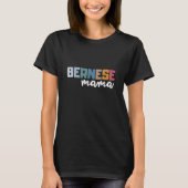 Berner Mountain Dog kleurrijk cadeau voor Hondenli T-shirt (Voorkant)