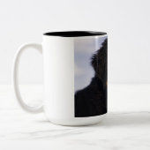 Berner Mountain Dog - Leuke Puppy Foto Tweekleurige Koffiemok (Links)