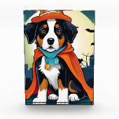 Berner Mountain Dog Puppy Halloween Fotoblokken (Voorkant)