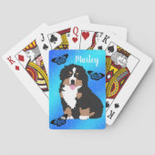 Berner Mountain Dog Puppy Speelkaarten (Achterkant)