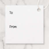 Berner Mountain Dog Riding A Mountain Bike Bedankjes Labels (Achterkant)