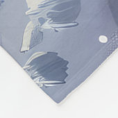 Berner Mountain Dog Riding Motorfiets Kerstmis Fleece Deken (Hoek)