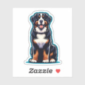 Berner Mountain Dog Waterdichte Sticker (Vel)