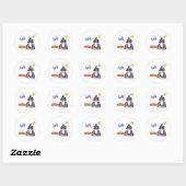 Berner Mountain Dog Witch Sticker (Vel)