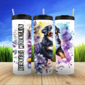 Berner Mountain Dog's Floral Frolic Thermosbeker