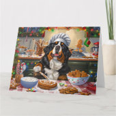 Berner Mountain Holiday Baking: Feestelijke Kerst Kaart (Voorkant)