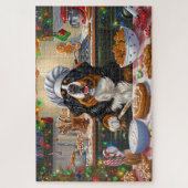 Berner Mountain Holiday Baking: Feestelijke Kerst Legpuzzel (Verticaal)