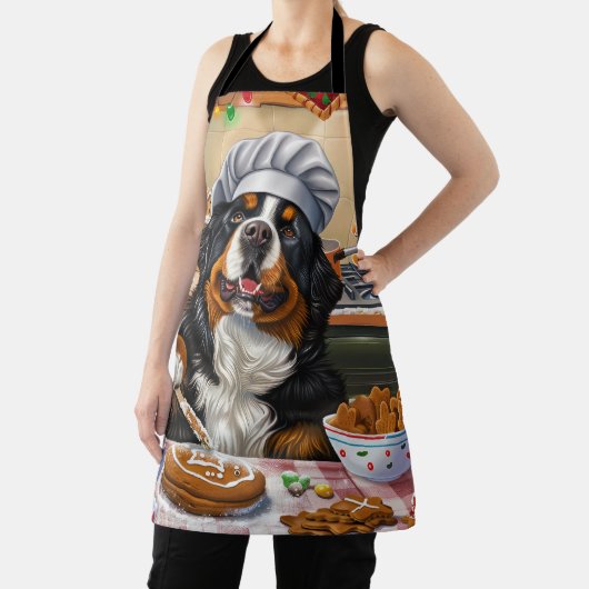 Berner Mountain Holiday Baking: Feestelijke Kerst Schort (Insitu)