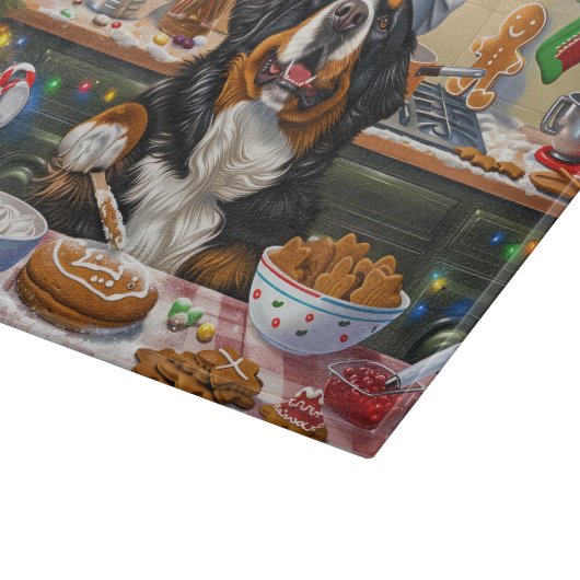 Berner Mountain Holiday Baking: Feestelijke Kerst Snijplank (Hoek)