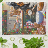 Berner Mountain Holiday Baking: Feestelijke Kerst Theedoek (Gevouwen)