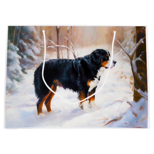 Berner Mountain liet het sneeuwen Kerstmis Groot Cadeauzakje (Voorkant)