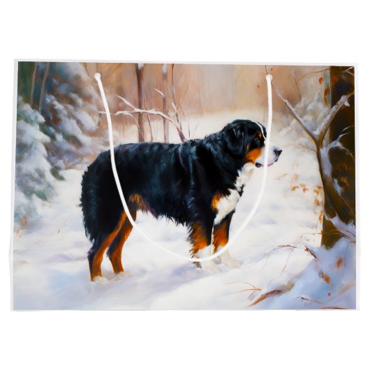 Berner Mountain liet het sneeuwen Kerstmis Groot Cadeauzakje (Achterkant)