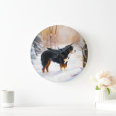 Berner Mountain liet het sneeuwen Kerstmis Grote Klok (Huis)