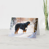 Berner Mountain liet het sneeuwen Kerstmis Kaart (Voorkant)