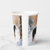 Berner Mountain liet het sneeuwen Kerstmis Papieren Bekers (Rechts)