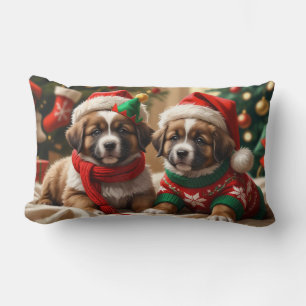 Berner Mountain Puppies Lumbar Support Pillow Kussen
