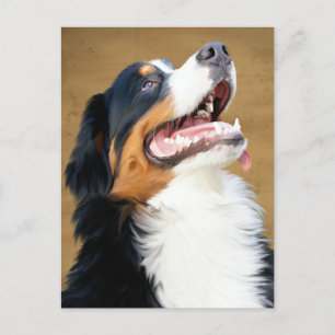 Berner Mountain Puppy Dog Blank Briefkaart