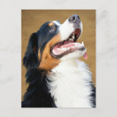 Berner Mountain Puppy Dog Blank Briefkaart (Voorkant)