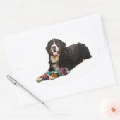 Berner Mountain Puppy Dog Sticker / zeehond (Envelop)