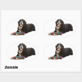 Berner Mountain Puppy Dog Sticker / zeehond (Vel)