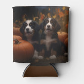 Berner Mountain Puppy Herfst Delight Pompoen Blikjeskoeler (Voorkant)